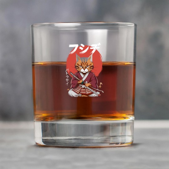 Neko Battousai Samurai Cat Classic Rock Glasses