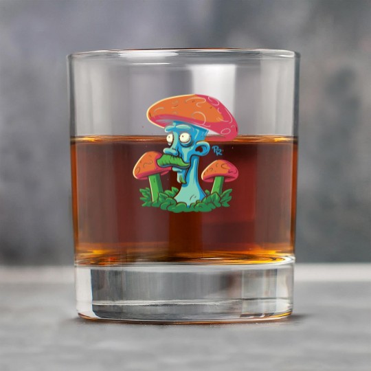 Mushroom Moustache Man – Trippy Fungi Art Rock Glasses
