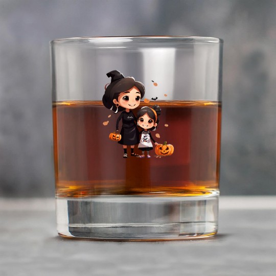 Mother and Daughter Halloween Trick-or-Treat Fun Rock Glasses
