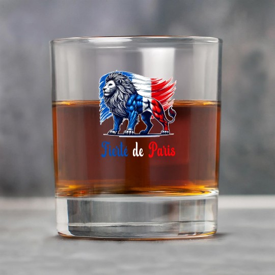 The pride of Paris flag design Rock Glasses