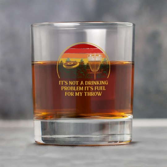 Its Fuel For My Throw Disc Golf Beer Lover Golfer Rock Glasses