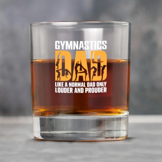 Only Louder & Proudere Dad Funny Gymnastics Dad Rock Glasses