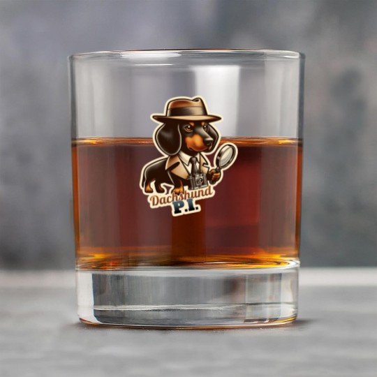 Dachshund PI Rock Glasses
