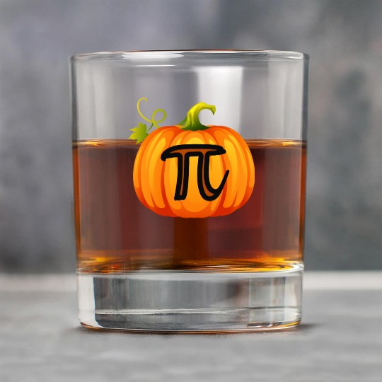 Pumpkin Pi Math Halloween Thanksgiving Pie Day Rock Glasses