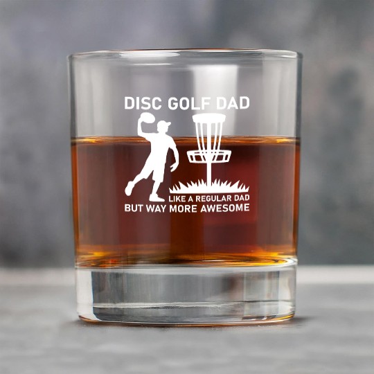 Father's Day Disc Golf Dad Like A Regular Dad Rock Glasses