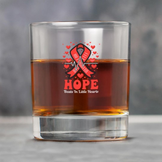 CHD Awareness Hope Beats In Little Hearts Rock Glasses