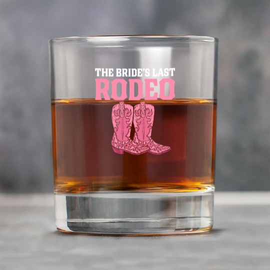 Bridal Party Bachelorette Party Rodeo The Bride's Rock Glasses