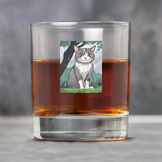 A Cute Anime Cat Rock Glasses