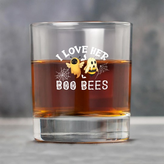 I Love Her Boo Bees Rock Glasses Funny Couples Halloween Co