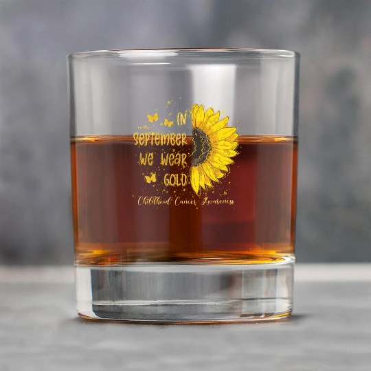 In September Wear Gold Sunflower Rock Glasses
