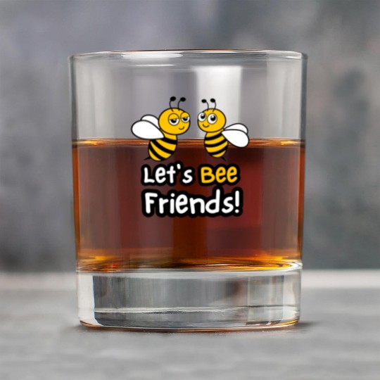 Let's Bee Friends! Rock Glasses