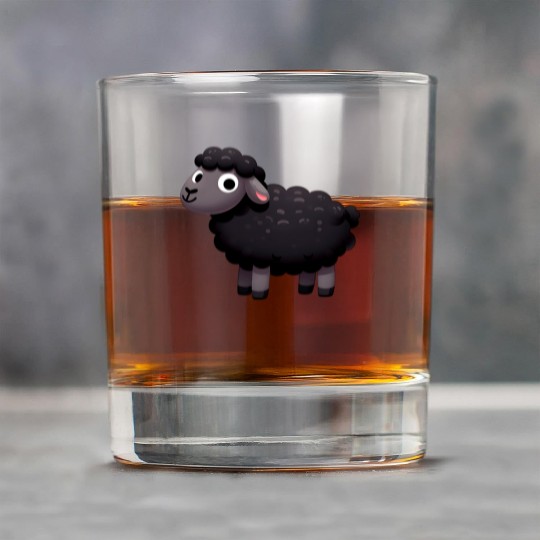 BLACK SHEEP for the Black Sheep of the family! Rock Glasses