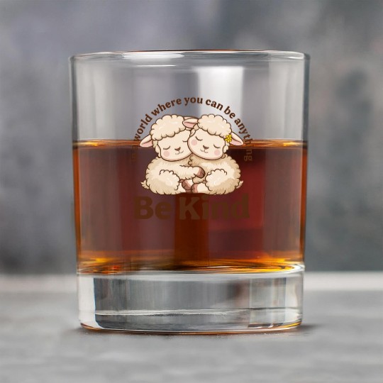 Lamb In a World Where You Can Be Anything Be Kind Rock Glasses
