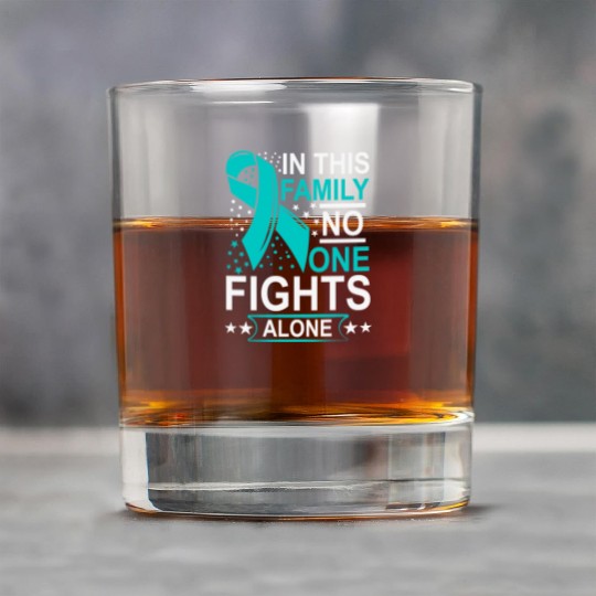 Wellness Collection - Family, No-one Fights Alone Rock Glasses