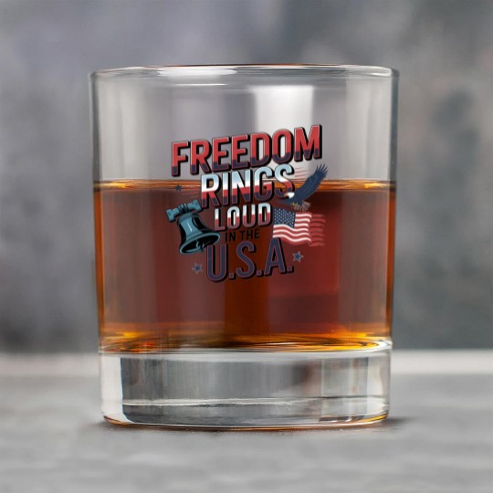 Freedom Rings Loud in the U.S.A. – Patriotic Rock Glasses