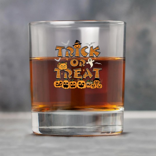 Trick or Treat - Halloween Rock Glasses