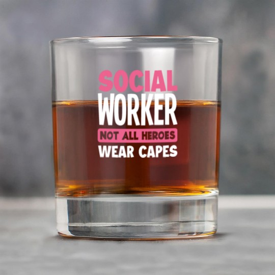 Social Worker Not All Heroes Wear Capes Rock Glasses