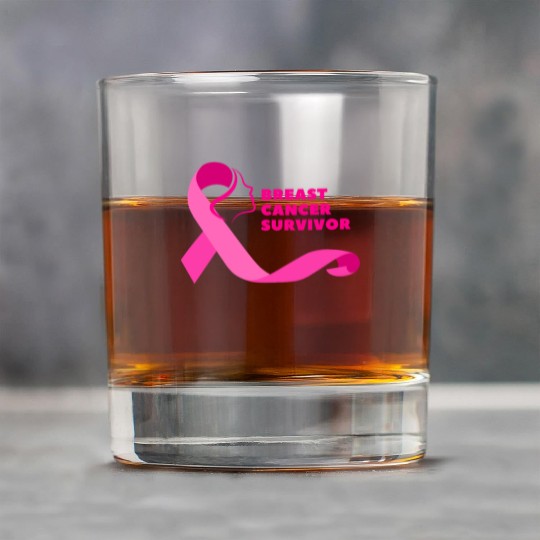 Breast cancer survivor Rock Glasses