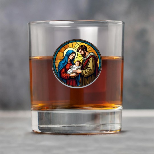 Holy Family Stained Glass Nativity Ar Rock Glasses