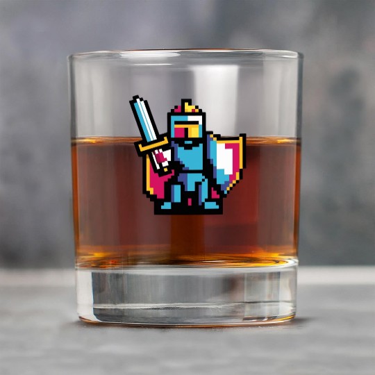 knight pixel art Rock Glasses