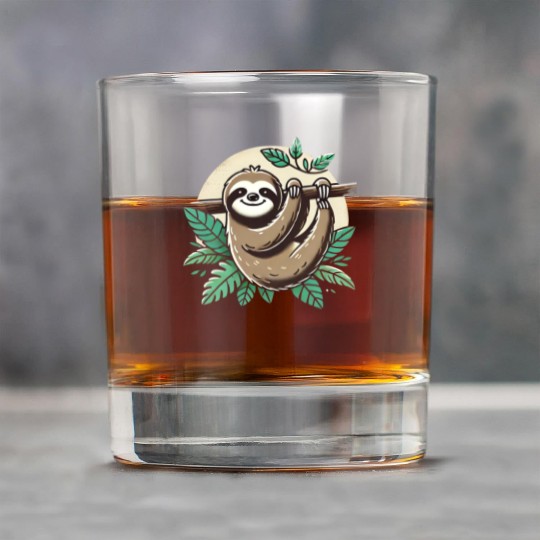 Relax and Unwind with this Adorable Hanging Sloth Rock Glasses