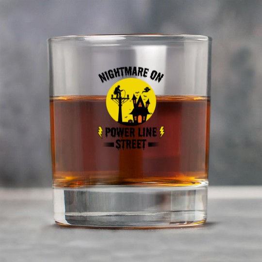 Nightmare on Power Line Street – Lineman Halloween Rock Glasses
