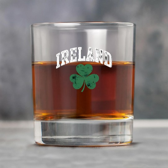 Ireland Shamrock Rock Glasses