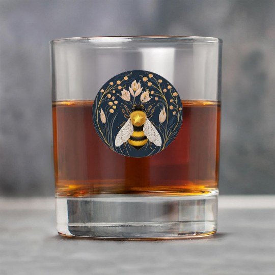 Golden Harvest Honey Bee Rock Glasses