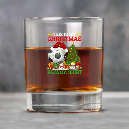 Football Christmas Tree Lights Rock Glasses