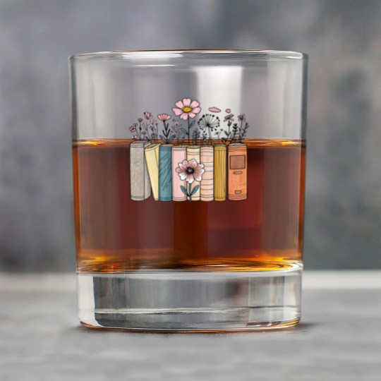 Literary Garden, Nature's Pages Rock Glasses