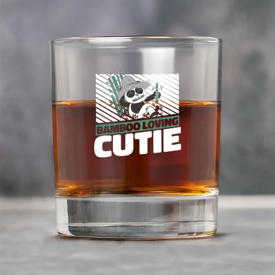 Bamboo Loving Cutie Panda Bear Friend Giant Panda Rock Glasses