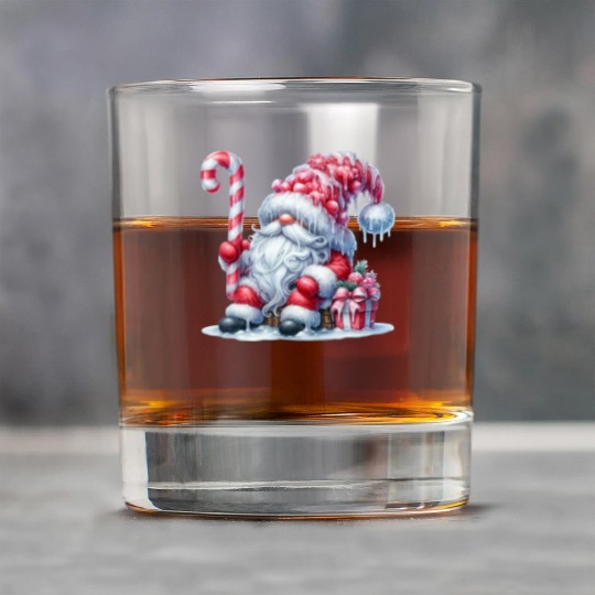 Gnome Christmas, Cute Christmas Rock Glasses