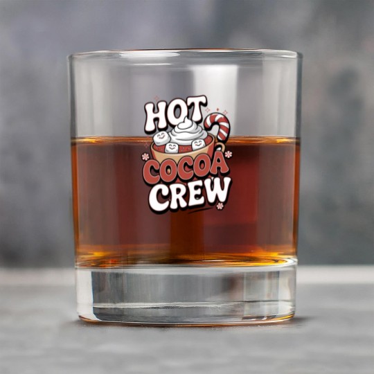 Hot Cocoa Crew Rock Glasses