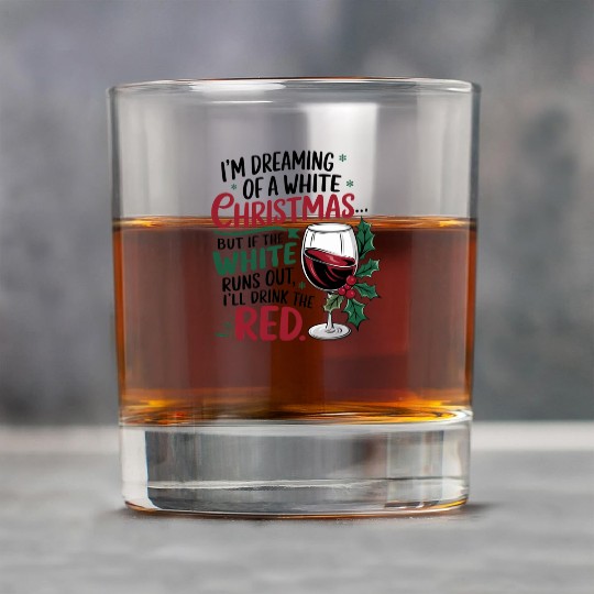 Im dreaming of a white Christmas Rock Glasses