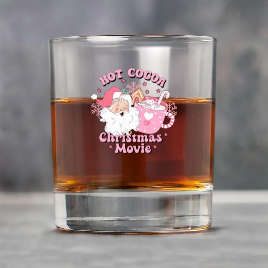 HOT COCOA CHRISTMAS MOVIE Rock Glasses
