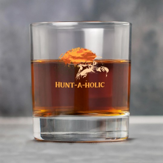 Hunt a holic Deer Hunting Elk Hunter Spearfishing Rock Glasses