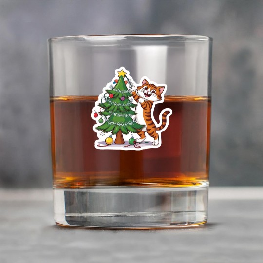 Climbing the Christmas Spirit Rock Glasses