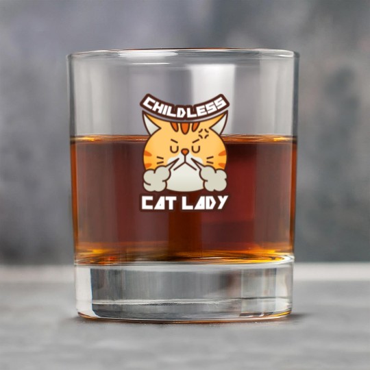 childless cat lady Rock Glasses