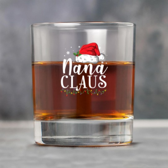 Funny Nana Claus Christmas Pajamas Santa Gift Rock Glasses