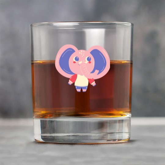 Cute Cardboard Elephant Rock Glasses