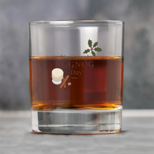 Celebrate National Eggnog Day Rock Glasses