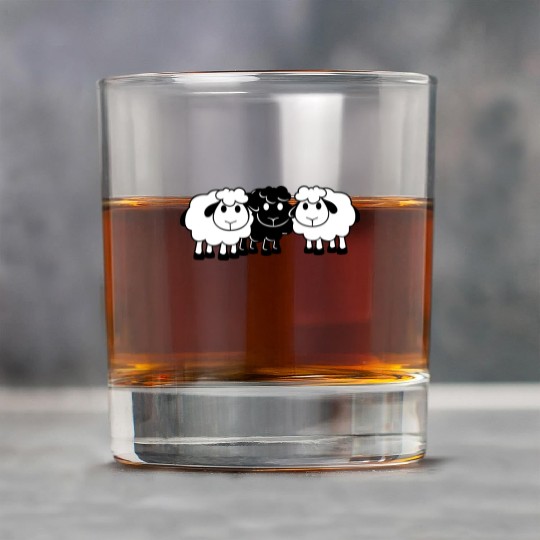 Black Sheep 3 Small Friends Team Crew Sheep Cute Rock Glasses