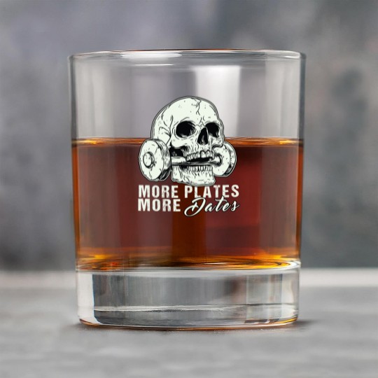 Motivational Gym Skull Rock Glasses