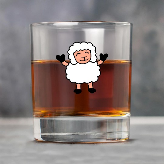 Sheep Baby Standing Cute Cute Lamb Child Happy Fun Rock Glasses