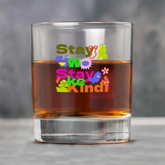 Stay Woke, Stay Kind – Inspirational Rock Glasses