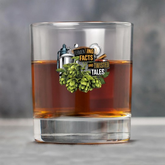 Craft Beer Brewing & True Crime Twisted Tales Rock Glasses