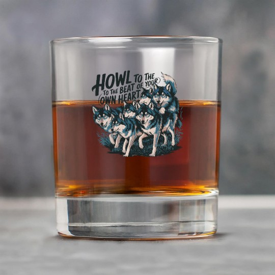 Howl to the Beat of Your Own Heart Wolves Indie Rock Glasses