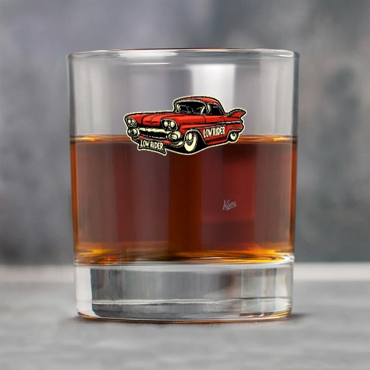 Classic Cholo Lowrider Car Rock Glasses