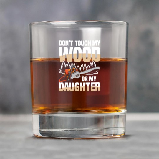 Chainsaw Quote for a Forest worker woodcutter Rock Glasses