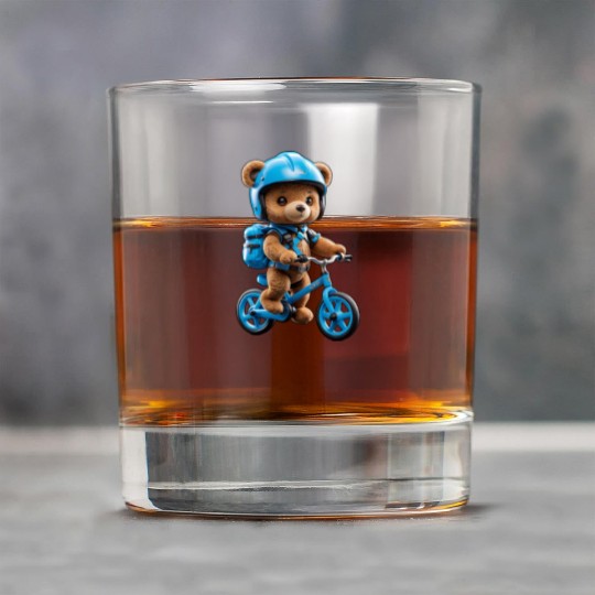 Cycling bear Rock Glasses